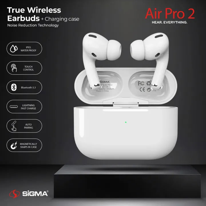 A9 Pro Touch Screen Airpods Pro - ANC Wireless Earbuds With Bluetooth 5.0, LCD Display, Super Bass And Pop-Up Feature ZF Tech