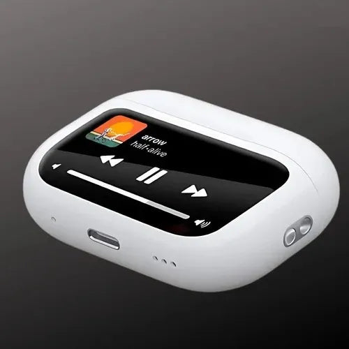 A9 Pro Touch Screen Airpods Pro - ANC Wireless Earbuds With Bluetooth 5.0, LCD Display, Super Bass And Pop-Up Feature ZF Tech